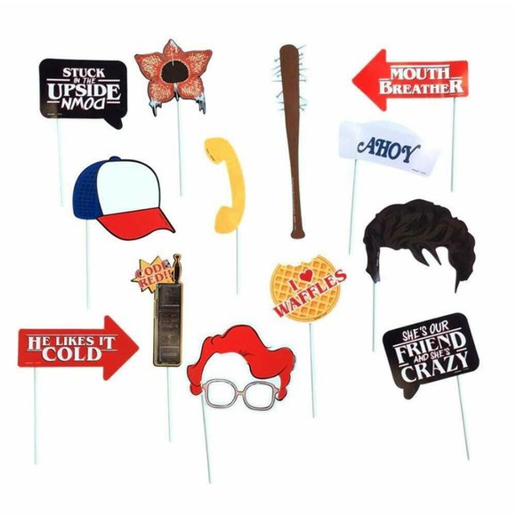 Stranger Things Photo Props, Netflix Party Decorations Photo Booth, Decor - Picture 3 of 5